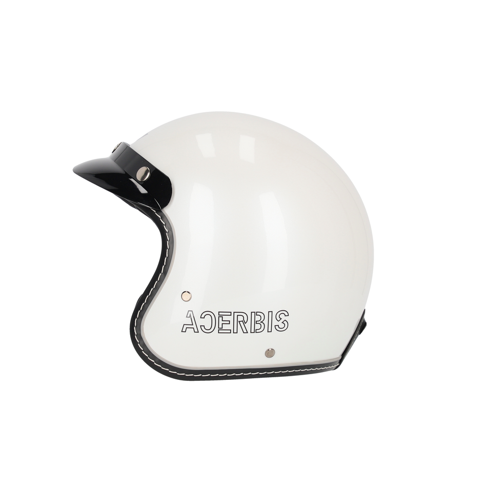 ACERBIS SKODELA CASCO JET MOTO TAGLIA XS BIANCO VINTAGE NUOVO SCOOTER MOTO