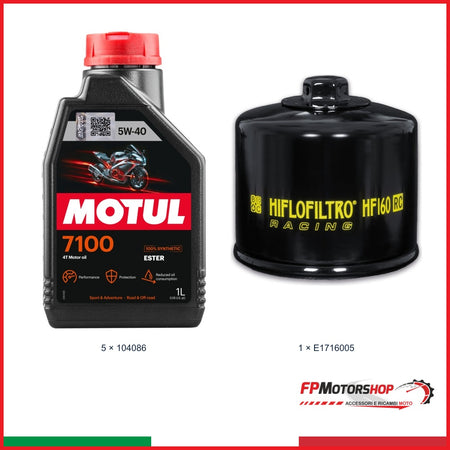 Kit TAGLIANDO BMW — MOTUL — MOTUL 7100 5W-40 — 5 pz — Articolo + opzionale 1 E1716005