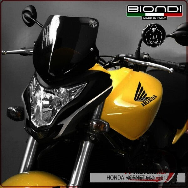 CUPOLINO PARABREZZA MOTO PER HONDA HORNET 600 FUME BIONDI SUZUKI GSR 750 2011>