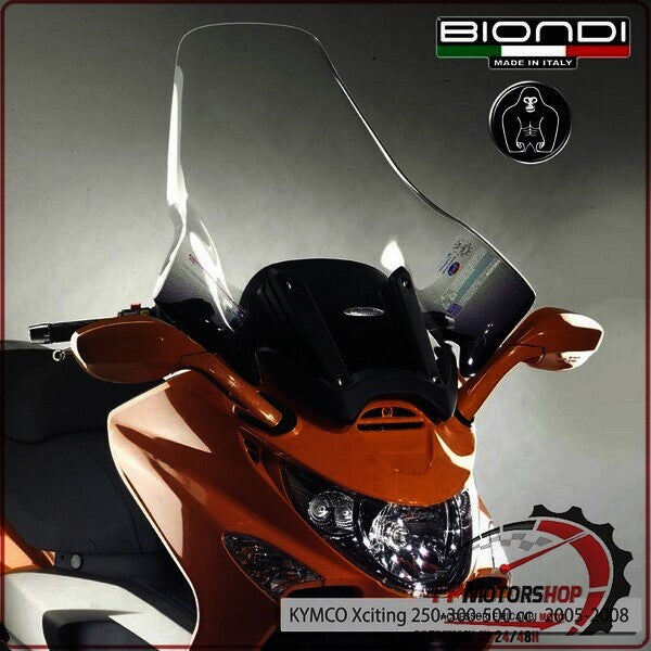 PARABREZZA PER SCOOTER CLUB KYMCO XCITING 250 2005>2008 BIONDI 8061130
