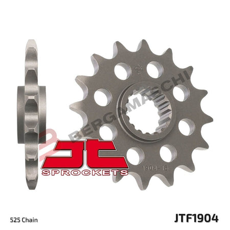 PIGNONE TRASMISSIONE PER MOTO JT 1904 Z17 RB AMMORTIZZATO JTF1904.17RB 17 DENTI