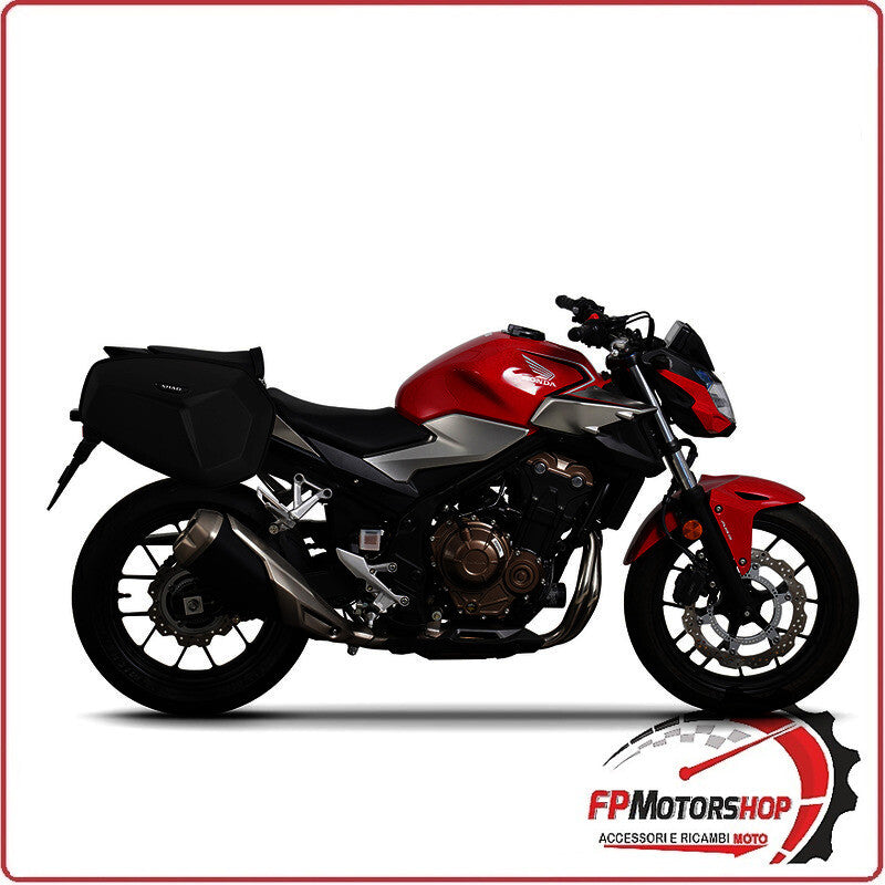 ATTACCO BORSE LATERALI BAGAGLIO MOTO MORBIDE PER HONDA CB 500 F 19-23 SHAD