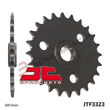 PIGNONE TRASMISSIONE PER MOTO JT 3323 Z22 JTF3323.22 22 DENTI ACCIAIO PASSO 520