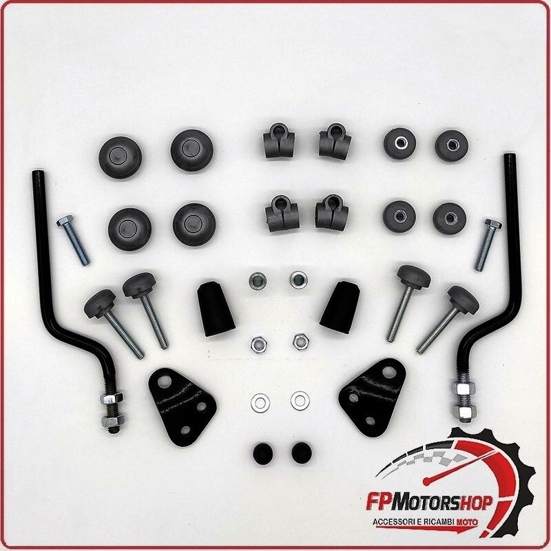 KIT ATTACCHI PARABREZZA SCOOTER PER SUZUKI KATANA 50 BIONDI 8500861 AY 97>