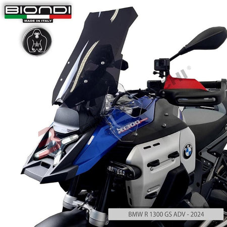 CUPOLINO PARABREZZA PER MOTO TOURING BMW R1300 GS ADVENTURE 24 FUME SCURO BIONDI