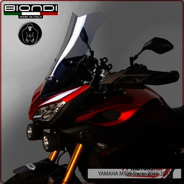 CUPOLINO PARABREZZA MOTO PER YAMAHA MT09 TRACER 2015>2017 FUME BIONDI 8010375