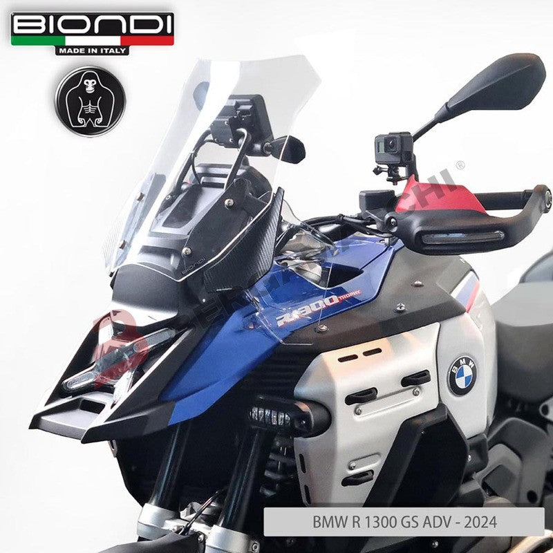 CUPOLINO PARABREZZA PER MOTO TOURING BMW R1300 GS ADVENTURE TRASPARENTE BIONDI