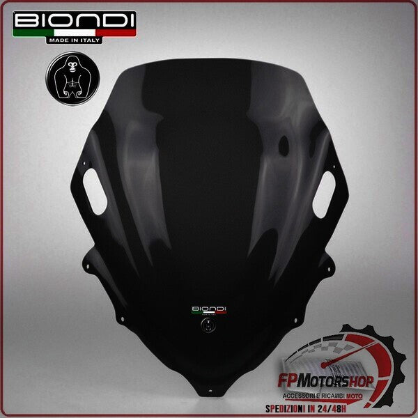 CUPOLINO PARABREZZA MOTO PER YAMAHA T-MAX 500 FUME DARK BIONDI 8010294 2008>2011