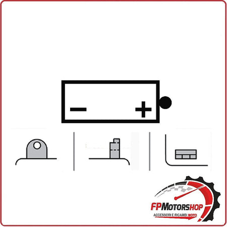 BATTERIA PER MOTO OKYAMI OB5L-B YB5L-B 12V 5AH 120X61X128MM CCA60