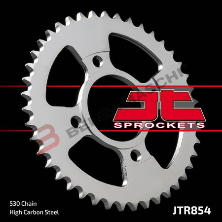 CORONA PER TRASMISSIONE MOTO JT 854 Z43 JTR854.43 43 DENTI ACCIAIO PASSO 530