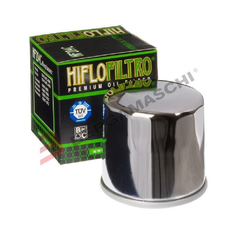 FILTRO OLIO PER MOTO HONDA HORNET 2003>2013 CBR 600 F CROMATO HIFLO HF204C