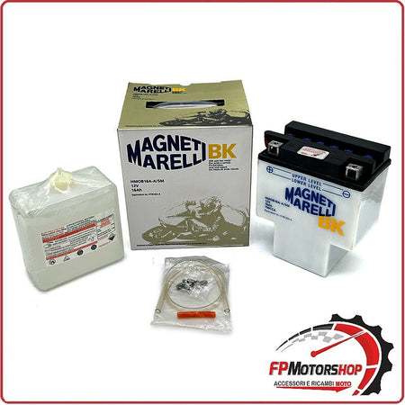 BATTERIA PER MOTO MARELLI MOB16A-A-SM HYB16A-A 12V 16Ah HONDA SHADOW 700