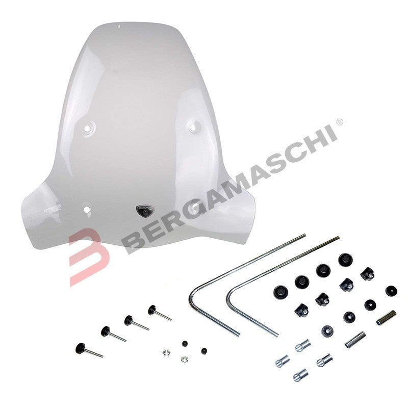 KIT PARABREZZA+ATTACCHI PER PIAGGIO LIBERTY S 50/125/150/200 06 BIONDI