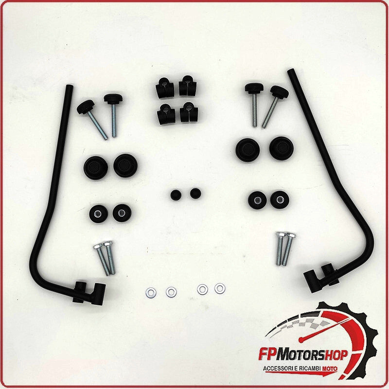KIT ATTACCHI PARABREZZA SCOOTER PER HONDA SH 125/150 BIONDI 8500694 05>08