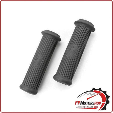 COPPIA MANOPOLE MANUBRIO PER PIAGGIO VESPA 56 GRIGIO 24MM ARIETE 00615/C-GR