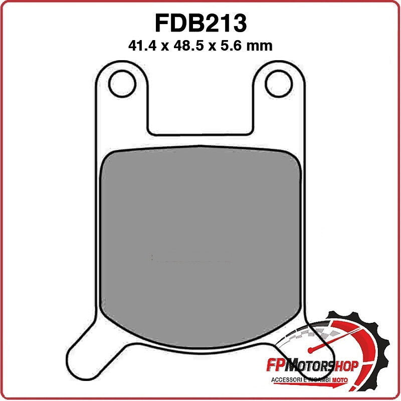 PASTIGLIE FRENI PER MOTO FDB213P BENELLI 254 79 MALAGUTI GRIZZLY RCX 50 87 FIFTY