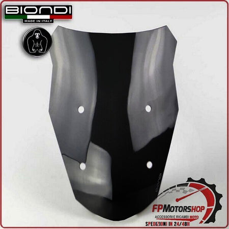 CUPOLINO PARABREZZA PER MOTO GUZZI V100 2022> FUME SCURO TOURING BIONDI 8010425