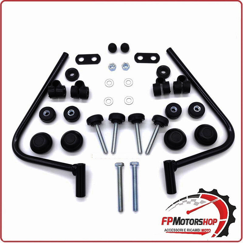 KIT ATTACCHI PARABREZZA SCOOTER PER GARELLI CITY FOUR 125/150 BIONDI 8500560