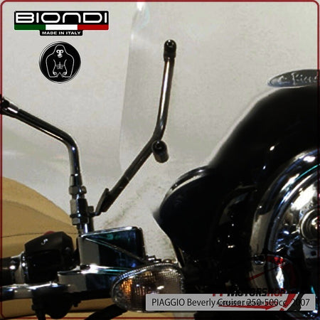 KIT ATTACCHI PARABREZZA SCOOTER PER PIAGGIO BEVERLY CRUISER 250 BIONDI 8500580
