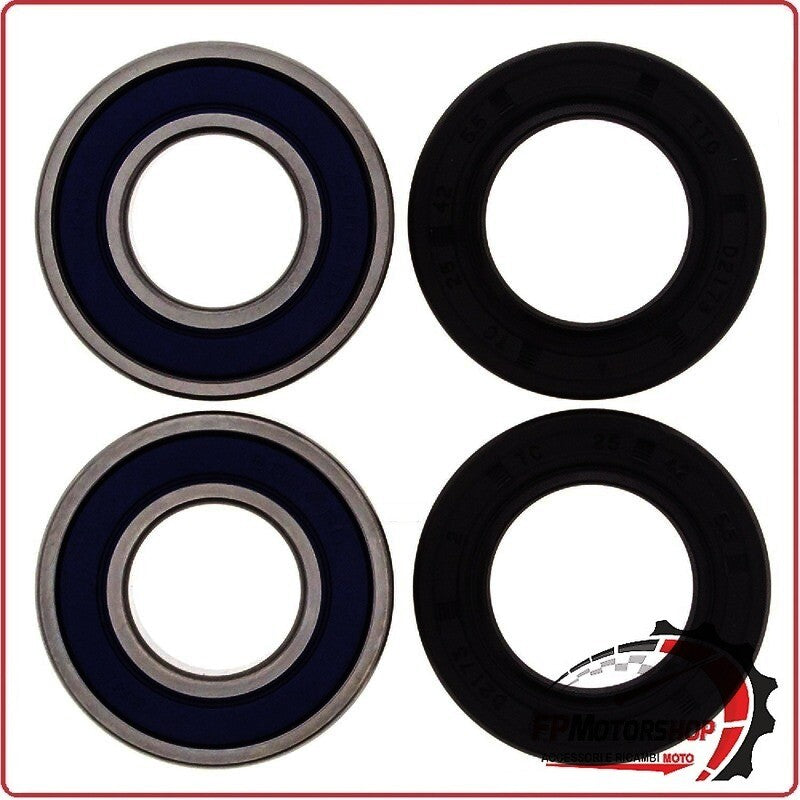 KIT CUSCINETTI RUOTA PER MOTO KAWASAKI KLX 250.300.650 KX 125 500 WRP WY>25>1223