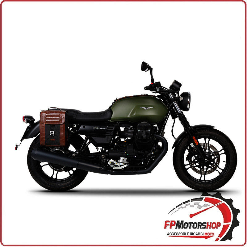 ATTACCO BORSE LATERALI BAGAGLIO MORBIDE PER MOTO GUZZI V7 821 17>20 SHAD