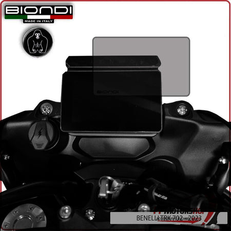 PELLICOLA PROTEZIONE DISPLAY CRUSCOTTTO PER MOTO BENELLI TRK 702 23> BIONDI
