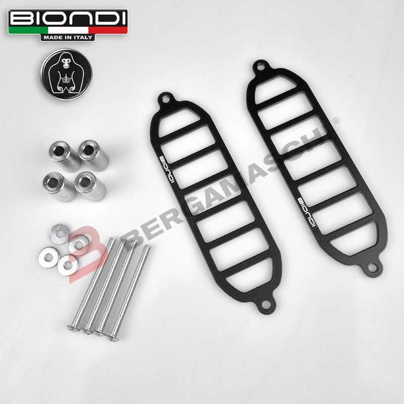 COPPIA GRIGLIE PROTEZIONE PER FARI ANTINEBBIA BMW R1300 GS 24> BIONDI 8010509