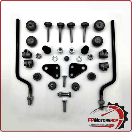 KIT ATTACCHI PARABREZZA SCOOTER PER YAMAHA CTS 50 BIONDI 8500943 MBK 91> SORRISO