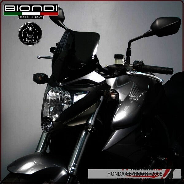 CUPOLINO PARABREZZA MOTO PER HONDA CB 1000 FUME BIONDI 8010297 1000R 2008>