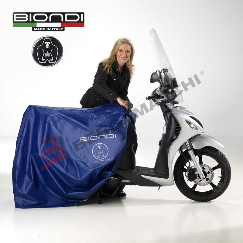 COPRIMOTO IMPERMEABILE FELPATO PER SCOOTER CON PARABREZZA BIONDI 5535011