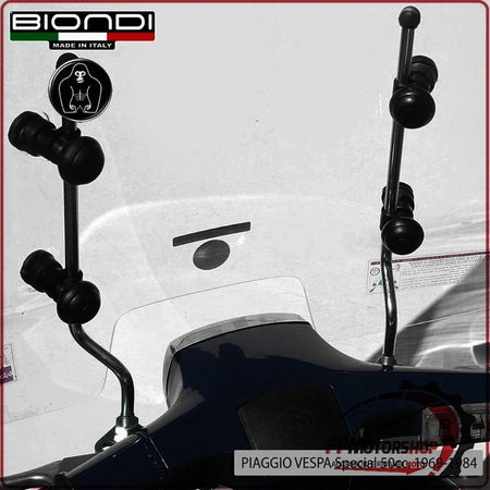 KIT ATTACCHI PARABREZZA SCOOTER PER PIAGGIO SPECIAL 50 VESPA GL BIONDI 8500955 