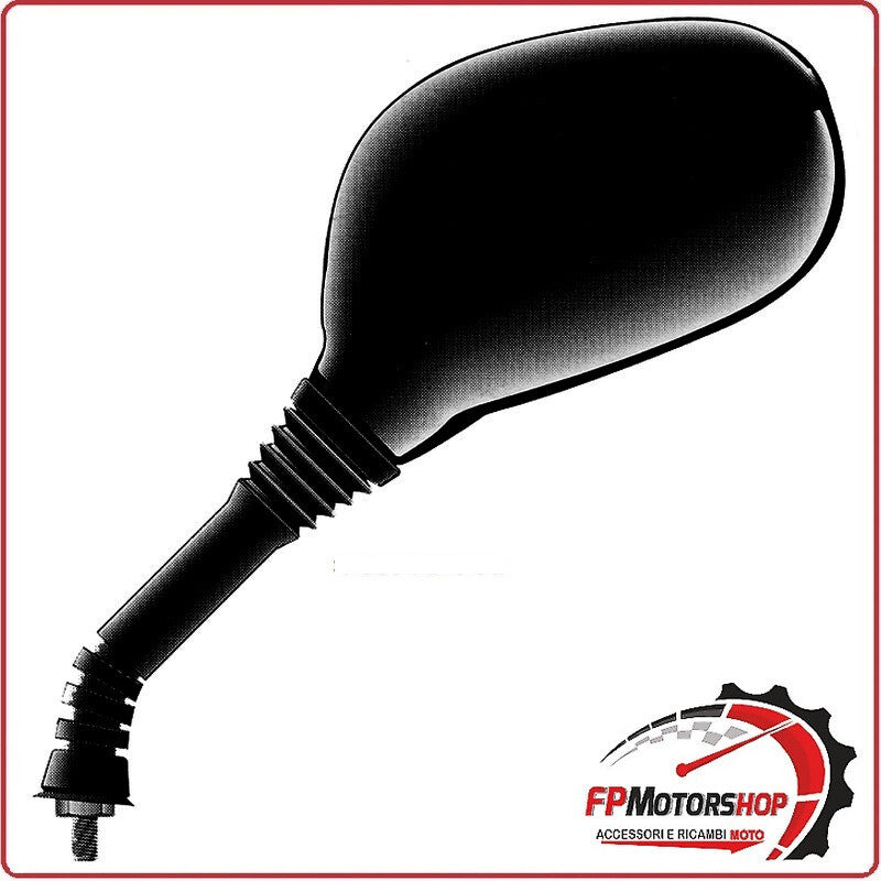 SPECCHIETTO RETROVISORE DX PER SCOOTER HONDA PANTHEON 2T 125/150 II SERIE 98>02