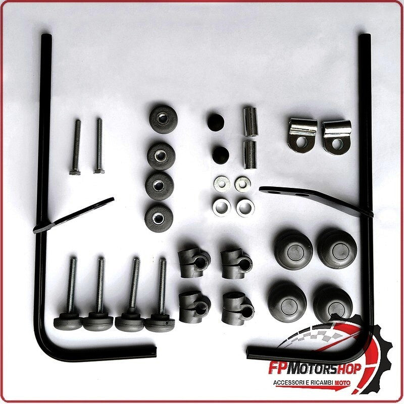 KIT ATTACCHI PARABREZZA SCOOTER PER PEUGEOT VIVACITY BIONDI 8500824 50/100 99>05