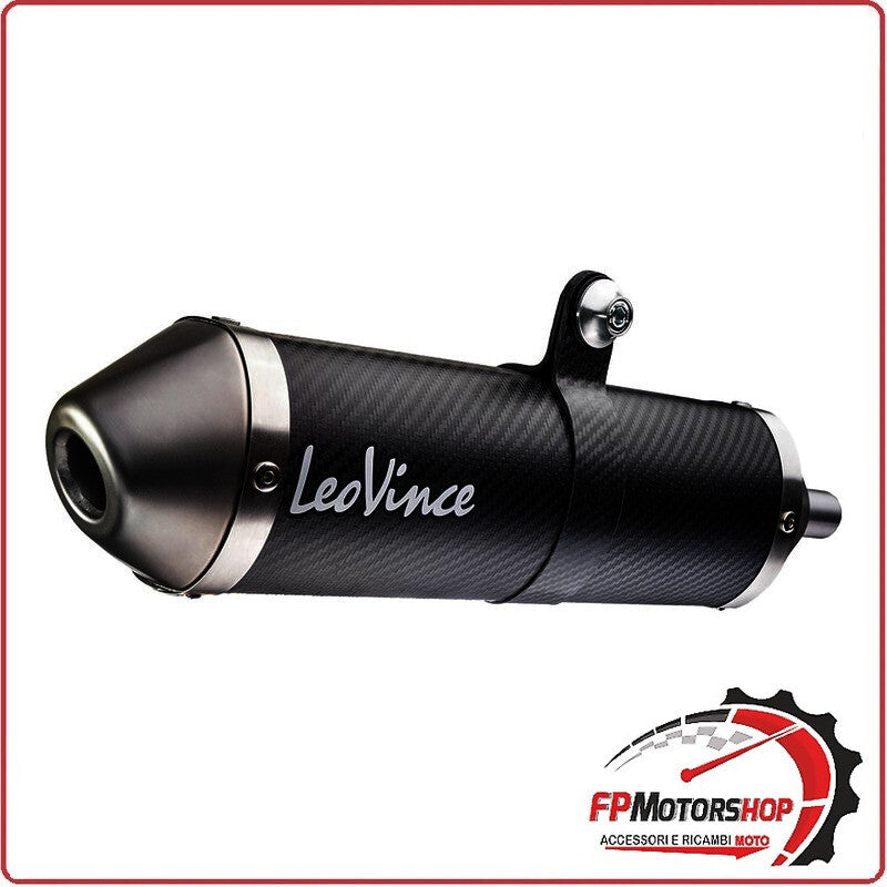 TERMINALE DI SCARICO CARBON PER FANTIC ENDURO/MOTARD 50 19-20 LEOVINCE 17002