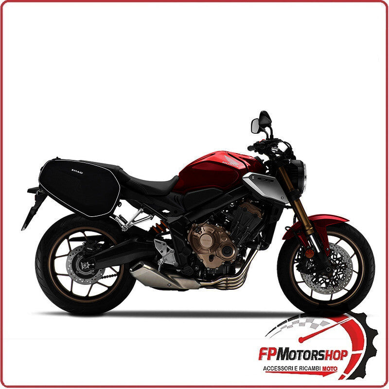 ATTACCO BORSE LATERALI BAGAGLIO MOTO MORBIDE PER HONDA CB/CBR 650 R 21>22 SHAD