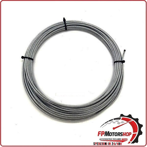 MATASSA CORDINA CAVO IN ACCIAIO 3mm 10MT MARELLI UNIVERSALE PER MOTO SCOOTER