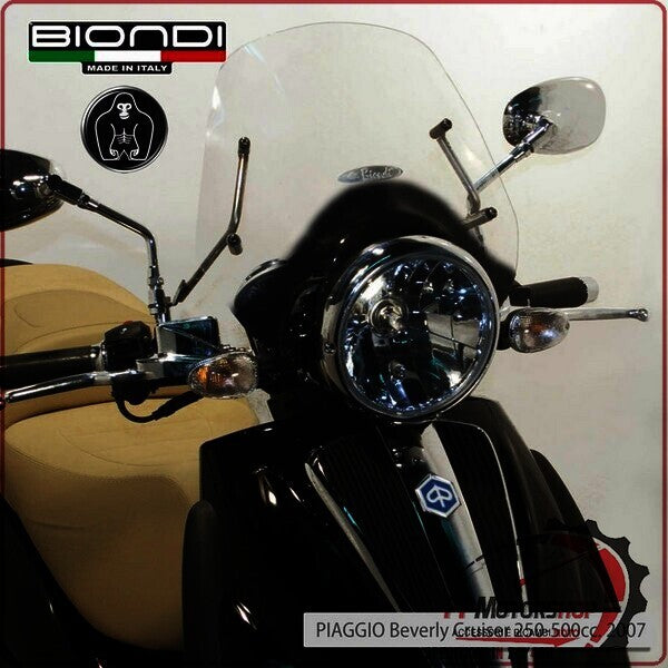 CUPOLINO PARABREZZA SCOOTER PER PIAGGIO BEVERLY 250/500 2007> BIONDI 8061212