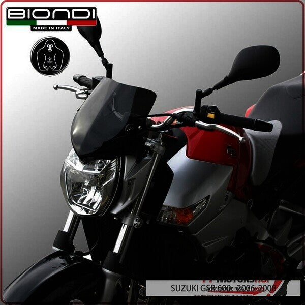 CUPOLINO PARABREZZA MOTO PER SUZUKI GSR 600 FUME DARK BIONDI 8010232 2006>2008