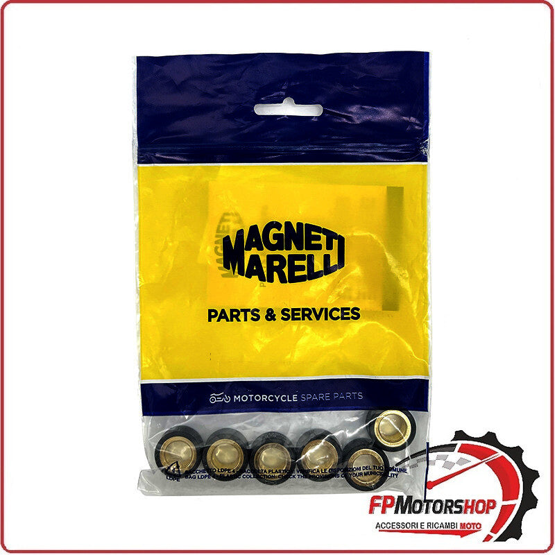 KIT 6 RULLI MASSETTE VARIATORE PER SCOOTER 20x12 14G MAJESTY 125/150 MAXSTER 150