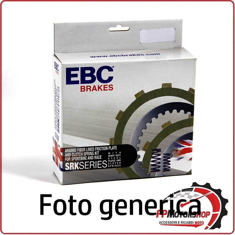 KIT DISCHI FRIZIONE MOTO PER KAWASAKI Z/NINJA 400 17 EBC SRK167 IN KEVLAR