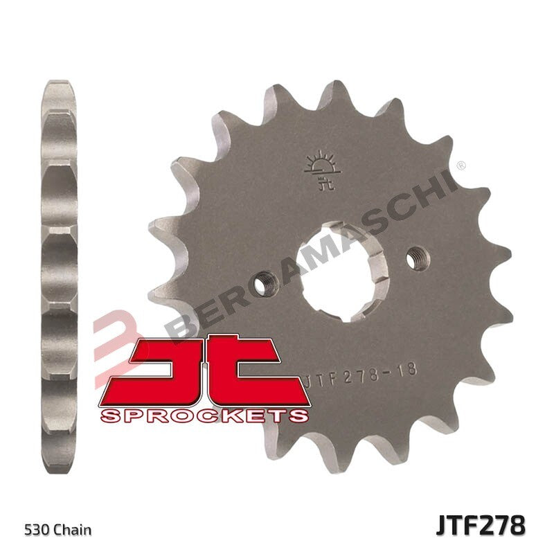 PIGNONE TRASMISSIONE PER MOTO JT 278 Z16 JTF278.16 16 DENTI ACCIAIO