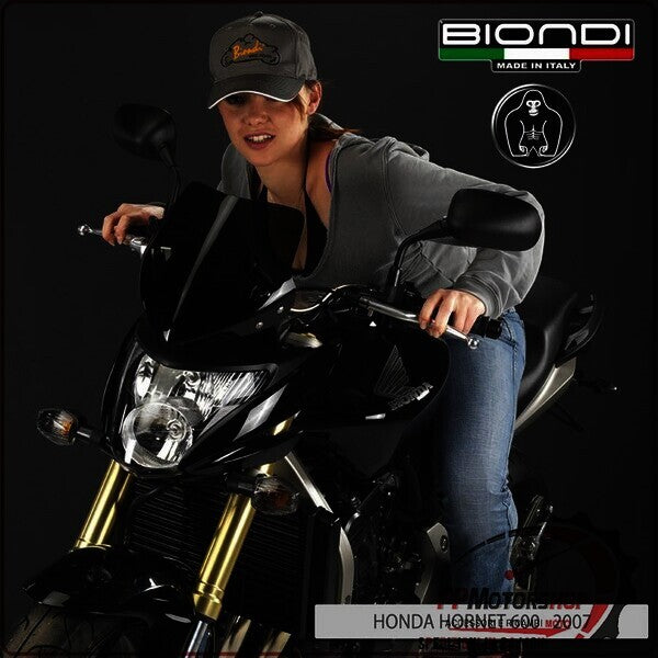 CUPOLINO PARABREZZA MOTO PER HONDA HORNET 600 FUME DARK BIONDI 8010255 2007>
