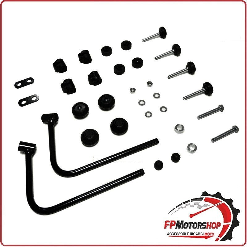 KIT ATTACCHI PARABREZZA PER SCOOTER APRILIA SR MOTARD 50 2012> BIONDI