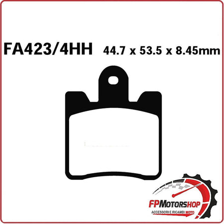SET PASTIGLIE FRENO PER MOTO YAMAHA FJR 1300 06>07 ANTERIORE FA423/4HH SINTER