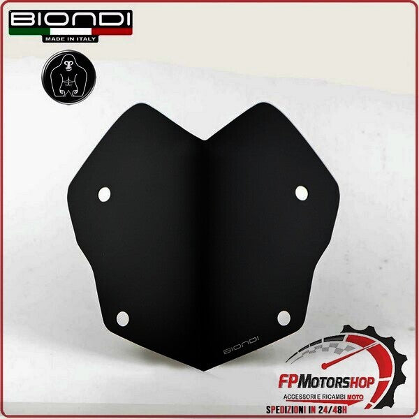 CUPOLINO PARABREZZA MOTO PER BMW R1250GS 2019> BASSO NERO SATINATO BIONDI 