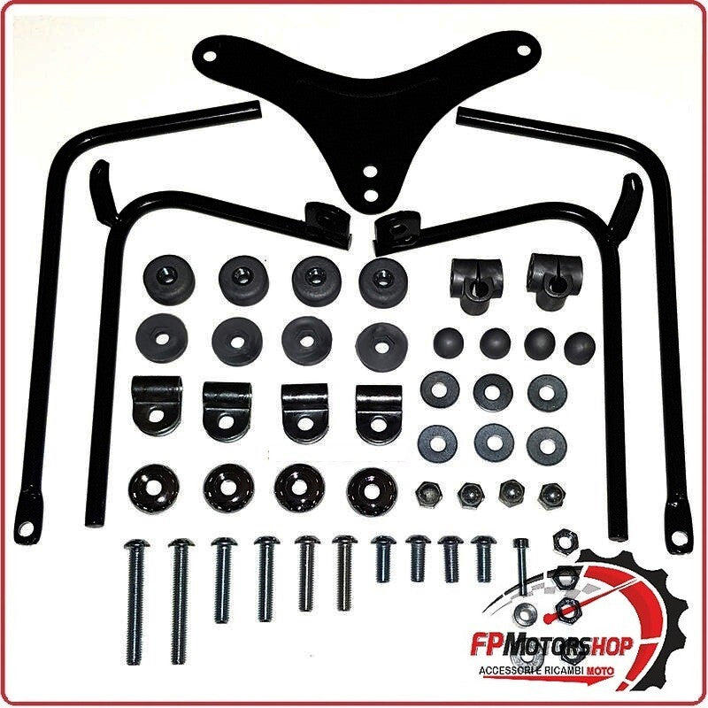 KIT ATTACCHI PARABREZZA PER SCOOTER SYM SUPER DUKE 150 BIONDI 8500809 99>