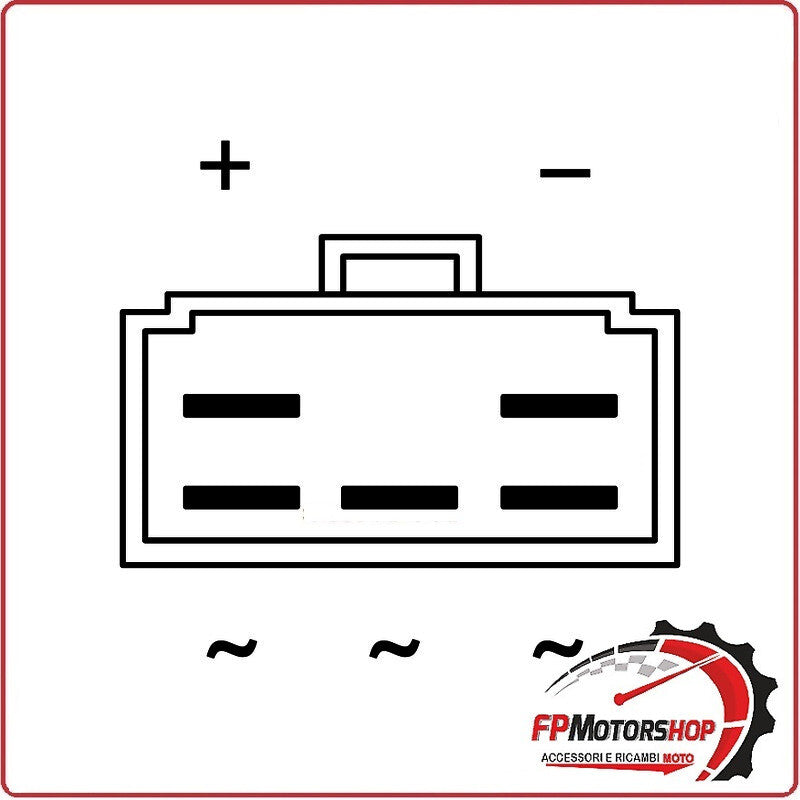 REGOLATORE DI TENSIONE SUN PER YAMAHA FZS 600 02-03 12V CONNETTORE