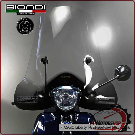 PARABREZZA PER SCOOTER PIAGGIO LIBERTY RST 50/125/200 04> FLY 50/125/150 BIONDI
