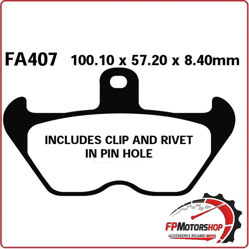 PASTIGLIE PASTICCHE FRENI PER BMW SERIE K-R ANT. 1100/1200 90-02 CON PIASTRINE