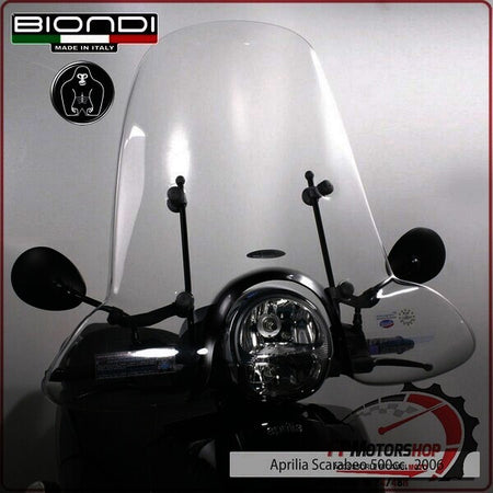 PARABREZZA PER SCOOTER PIAGGIO VESPA GTS 250 2005> APRILIA SCARABEO 500 2007>